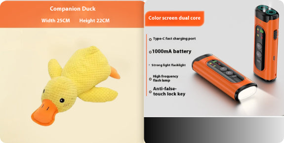 Ultrasonic Dual-core Bark Stopper Pet Electric Shock Collar